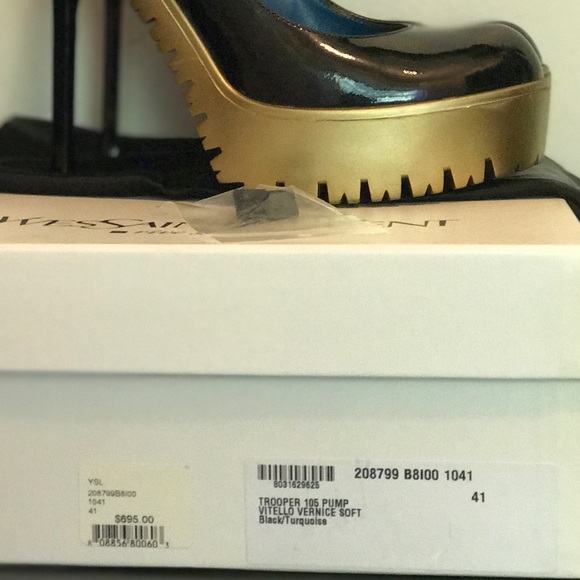 Authentic YSL Tribute "Trooper" platform💋 Sz. 41 - Picture 3 of 4